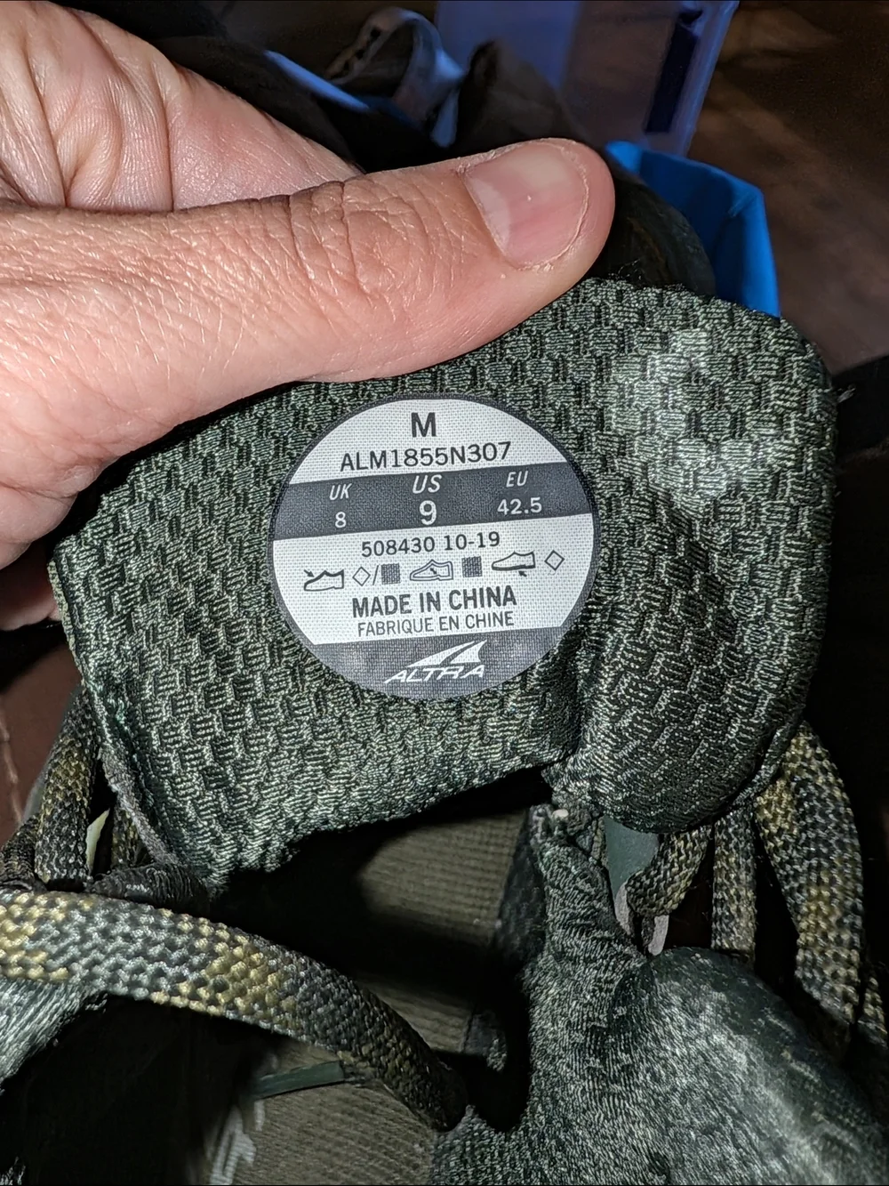 Altra Men's Trail Boots in Forest Green with Lime Accents
